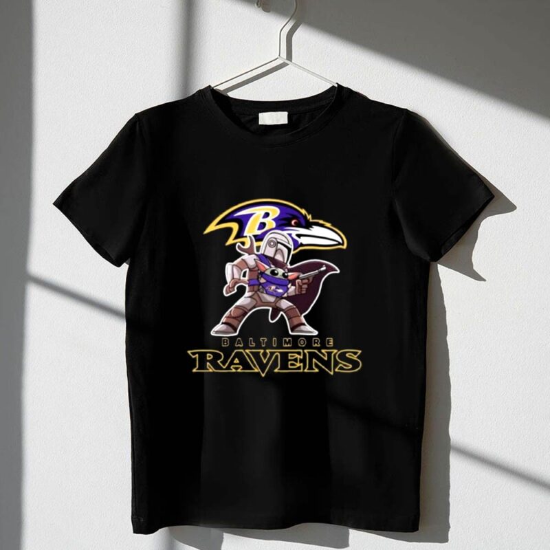 The Mandalorian Baby Yoda Baltimore Ravens 1 T Shirt.jpg