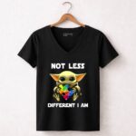The-Mandalorian-Baby-Yoda-Not-Less-Different-I-Am-Autism-Awareness-5-Womens-V-Neck