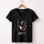 The Mandalorian Beskar Armor R16 5 Womens V Neck.jpg