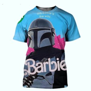 The Mandalorian Funny Barbie Collab With Star Wars All Over Print Shirt 68420215 1.jpg