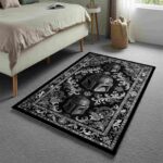 The Mandalorian Star Wars Floral Retro Rectangle Rug 2.jpg