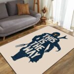 This Is The Way Minimalist Mandalorian Rectangle Rug 2.jpg