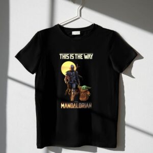 This Is The Way The Mandalorian Warrior and Baby Yoda 1 T Shirt.jpg