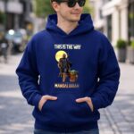 This Is The Way The Mandalorian Warrior and Baby Yoda 2 Hoodie.jpg