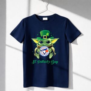 Toronto Blue Jays Baby Yoda St Patrick's Day Shirt