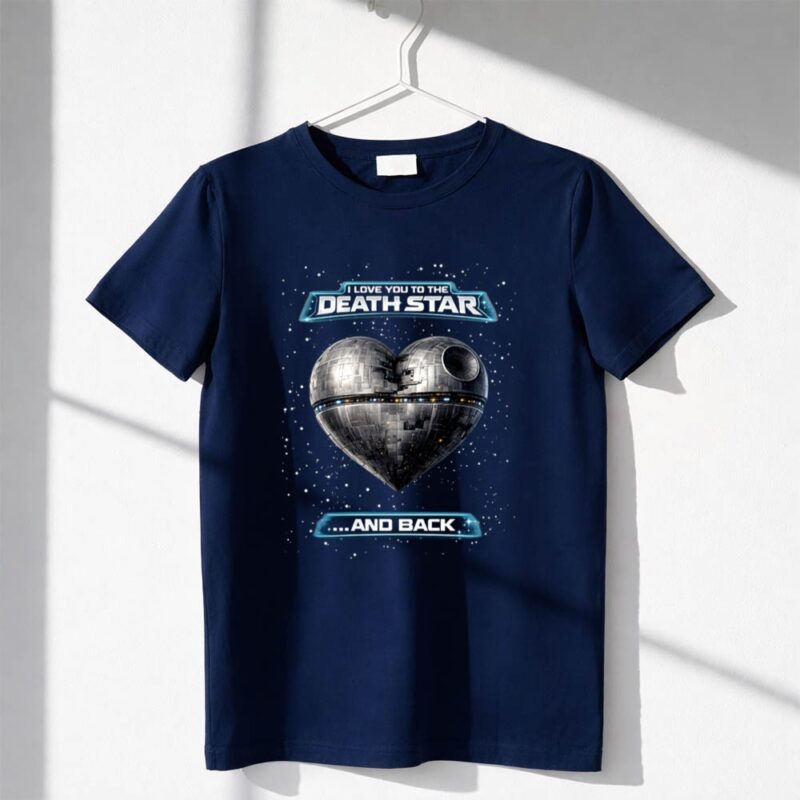 Valentine Death Star and Back 1 T Shirt