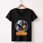 Vintage The Mandalorian Grogu 7 Womens V Neck.jpg
