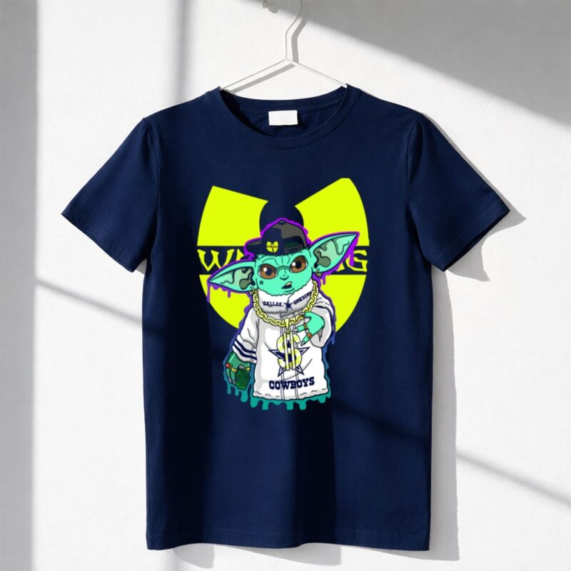 Wu Cow Dallas Cowboys Baby Yoda Wu Tang 1 T Shirt