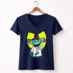 Wu Ni Baby Yoda Wu Tang Clan Crossover 9 Womens V Neck.jpg