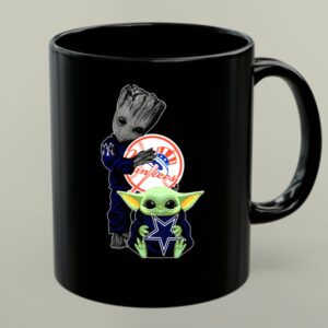 Yankees Cowboys Baby Groot and Baby Yoda Star Wars Crossover 1 mug.jpg