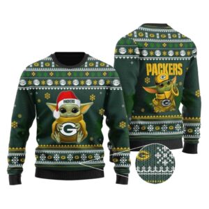 Yoda Baby Love Green Bay Packers Ugly Sweater 1.jpg