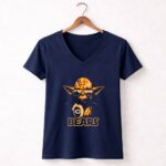 Yoda-Bears-Star-Wars-And-Chicago-Bears-Fans-Football-Crossover-9-Womens-V-Neck