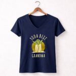 Yoda-Best-Grandma-Star-Wars-9-Womens-V-Neck