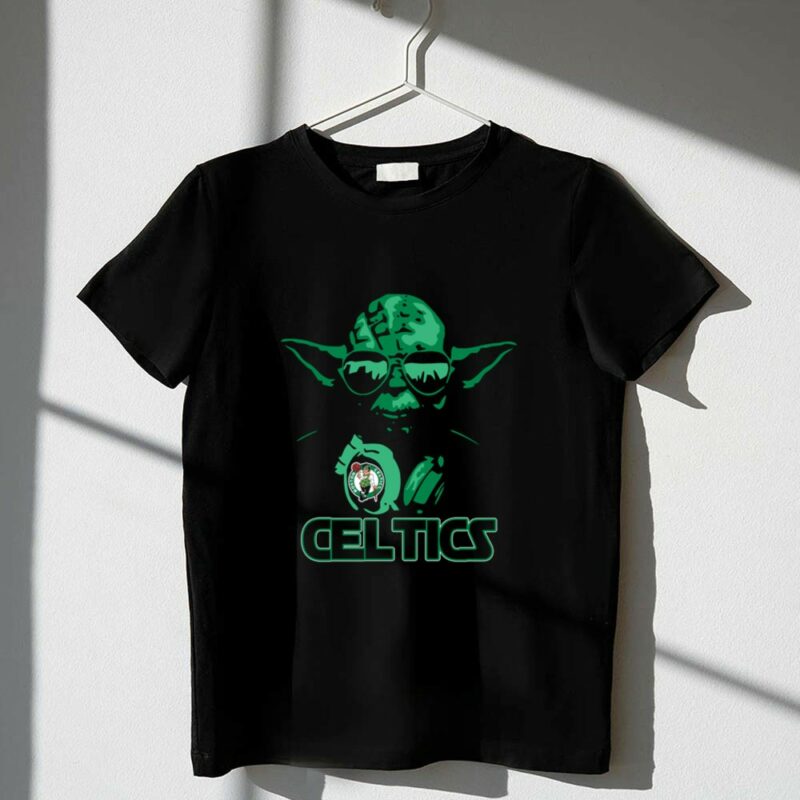 Yoda Celtics Basketball Fandom Star Wars Boston Fans 1 T Shirt.jpg