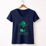 Yoda Celtics Basketball Fandom Star Wars Boston Fans 9 Womens V Neck.jpg