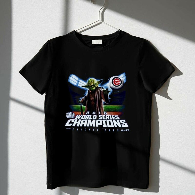 Yoda Champions World Series 2016 Chicago Cubs 1 T Shirt.jpg