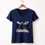 Yoda Champions World Series 2016 Chicago Cubs 9 Womens V Neck.jpg