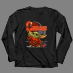 Yoda Cleveland Browns Football Helmet and Baby Yoda in Jersey 4 Long Sleeves.jpg