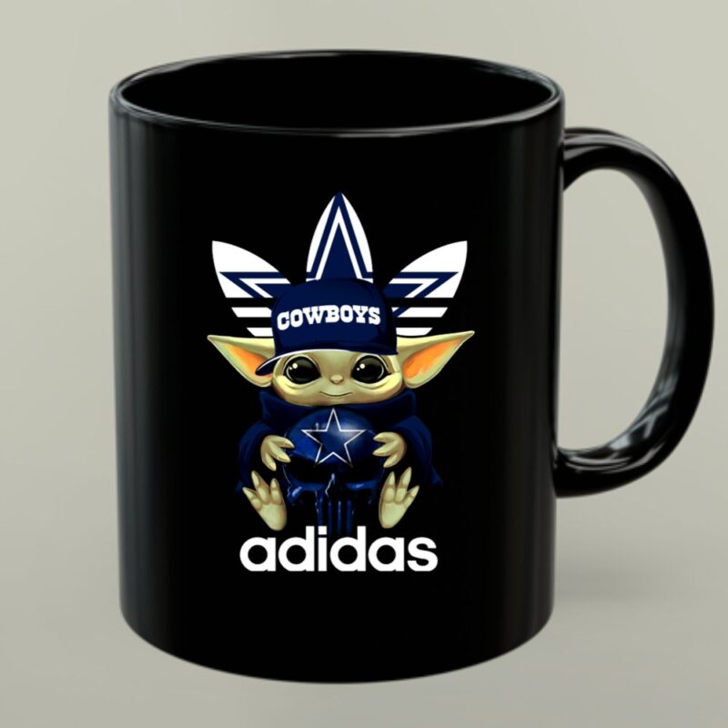 Yoda Cowboys Dallas Logo Star Wars Fan Merchandise 1 mug.jpg