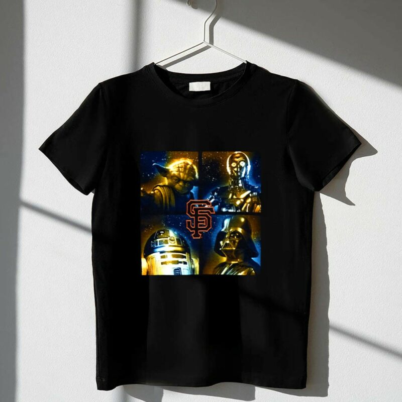 Yoda Darth Vader R2D2 and C 3PO San Francisco Giants 1 T Shirt.jpg