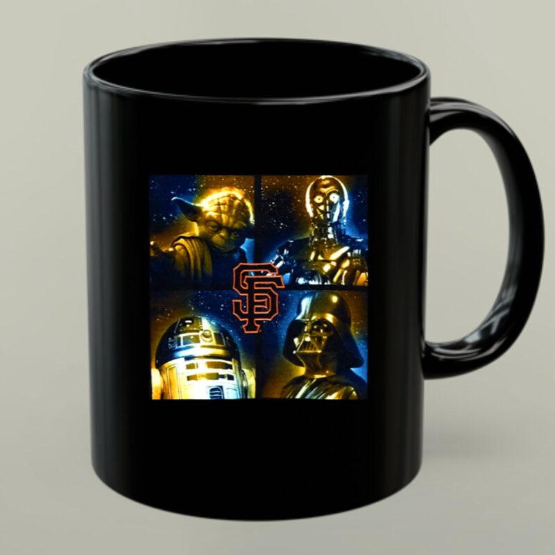 Yoda Darth Vader R2D2 and C 3PO San Francisco Giants 1 mug.jpg