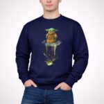 Yoda Grogu Reflection Star Wars Mandalorian 3 Sweatshirt.jpg