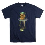 Yoda Grogu Reflection Star Wars Mandalorian T Shirt 7.jpg