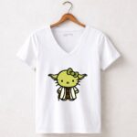 Yoda Hello Kitty Star Wars 5 Womens V Neck.jpg