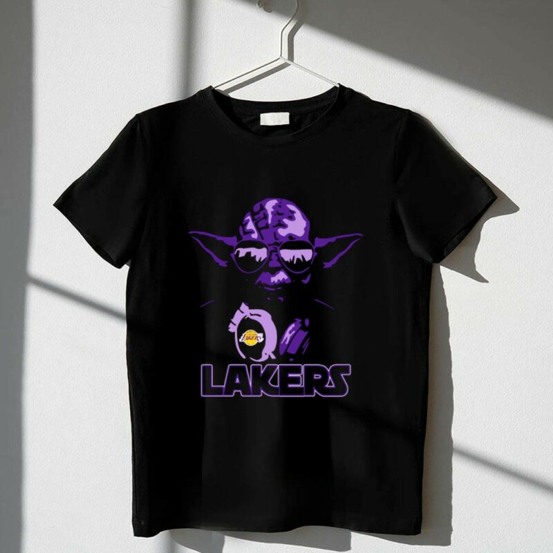 Yoda Lakers Purple Sunglasses Star Wars Los Angeles Fans 1 T Shirt.jpg