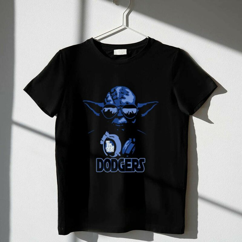 Yoda Los Angeles Dodgers Crossover for Star Wars and Baseball Fans 1 T Shirt.jpg