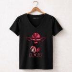 Yoda Miami Heat Fans Star Wars Basketball Mashup 5 Womens V Neck.jpg Yoda Miami Heat Fans Star Wars Basketball Mashup 5 Womens V Neck.jpg