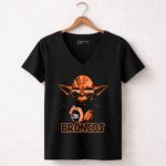 Yoda Star Wars Broncos Fans Denver Football Jedi Master 5 Womens V Neck.jpg