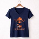 Yoda Star Wars Broncos Fans Denver Football Jedi Master 9 Womens V Neck.jpg