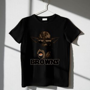Yoda Star Wars Browns Cleveland Football Fans Headphones 1 T Shirt.jpg