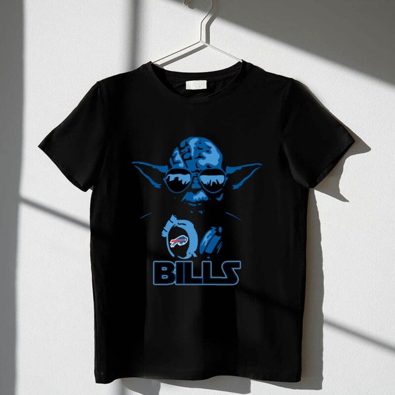 Yoda Star Wars Buffalo Bills Fans Bills Glass 1 T Shirt.jpg