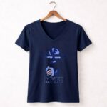 Yoda Star Wars New York Mets Fans Mets Logo Silhouette 9 Womens V Neck.jpg