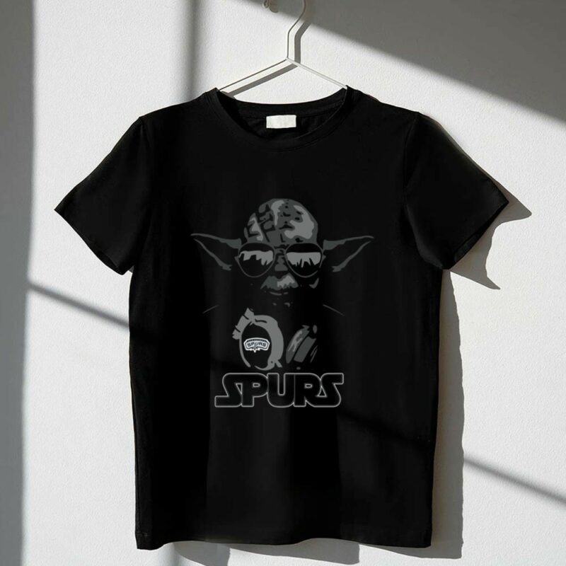Yoda Star Wars Spurs Fans San Antonio Basketball Jedi 1 T Shirt.jpg