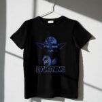 Yoda Star Wars Tampa Bay Lightning Fans with Iconic Blue Lightning Logo 1 T Shirt.jpg