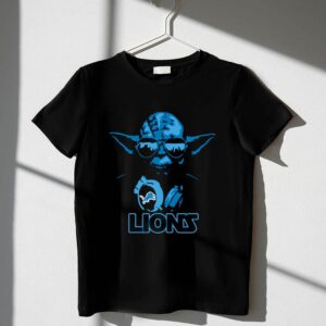 Yoda Star Wars With Detroit Lions Logo Fans Lions 1 T Shirt.jpg