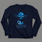 Yoda Star Wars With Detroit Lions Logo Fans Lions 9 Long Sleeves.jpg