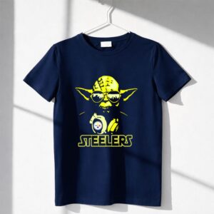 Yoda Steelers Sunglasses Headphones Star Wars Pittsburgh Fans Shirt