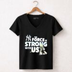 Yoda-The-Force-Is-Strong-With-Us-New-York-Yankees-5-Womens-V-Neck