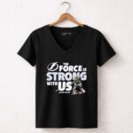 Yoda The Force Is Strong With Us Star Wars Tampa Bay Lightning 5 Womens V Neck.jpg