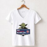 Yoda and Rebel Alliance May Chicago Be With You Cubs 5 Womens V Neck.jpg Yoda and Rebel Alliance May Chicago Be With You Cubs 5 Womens V Neck.jpg