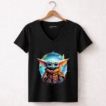 Young Jedi Grogu 7 Womens V Neck.jpg