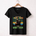 Youre-The-Dadalorian-To-My-Baby-Yoda-5-Womens-V-Neck