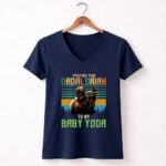 Youre-The-Dadalorian-To-My-Baby-Yoda-9-Womens-V-Neck