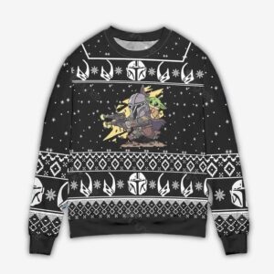 baby yoda boba fett fire a gun star wars womens ugly christmas sweater m0sqq.jpg