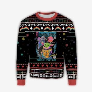 baby yoda the madalorian the child star wars ugly christmas sweater obx3n. l7owq.jpg