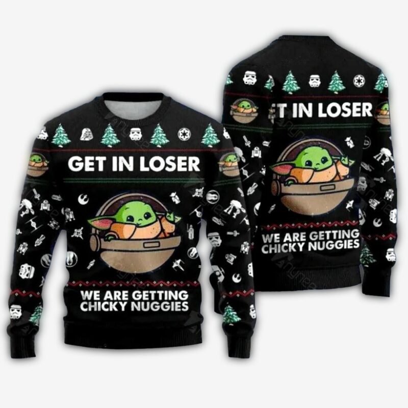 chicken nugget star wars christmas ugly christmas sweater kwxks.jpg